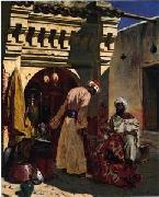 unknow artist Arab or Arabic people and life. Orientalism oil paintings 150 Germany oil painting artist
